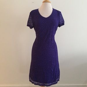 Chico's Purple Eyelet Sun Dress
